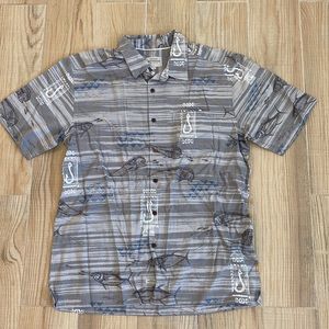 NWOT quiksilver waterman comfort fit button-down shirt